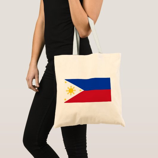 philippinische Flagge Tragetasche (Vorderseite (Produkt))