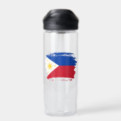 philippinische Flagge Trinkflasche (Rückseite)