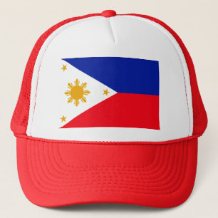 philippinische Flagge Truckerkappe