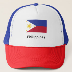 philippinische Flagge Truckerkappe