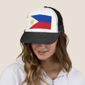 Philippinische Flagge Truckerkappe (Beispiel)