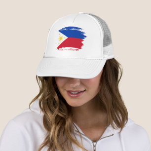 philippinische Flagge Truckerkappe