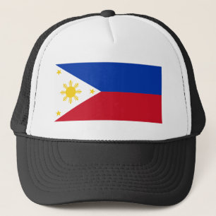 philippinische Flagge Truckerkappe