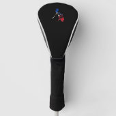 philippinische Flagge und Karte Golf Headcover (Vorderseite)