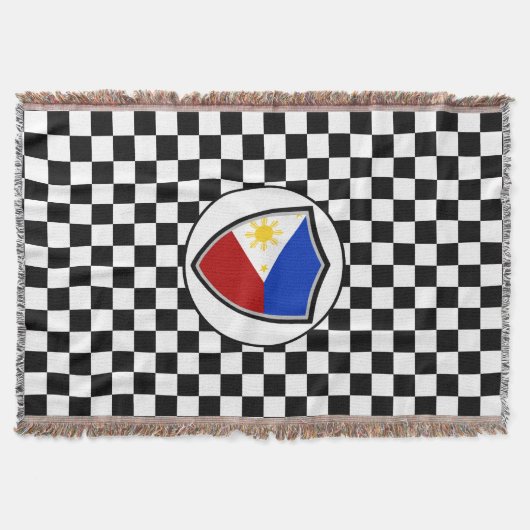 Philippinische Flagge wirft Decke (Vorderseite)