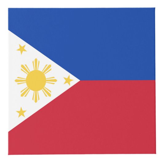 philippinische Flagge Würfel (Rechts)