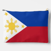 philippinische Flagge Zubehörtasche (Rückseite)