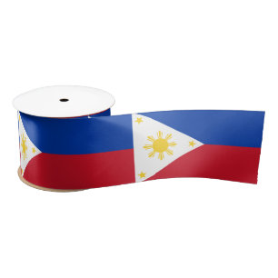 Philippinische Flaggen-Schleife, Philippinen Satinband