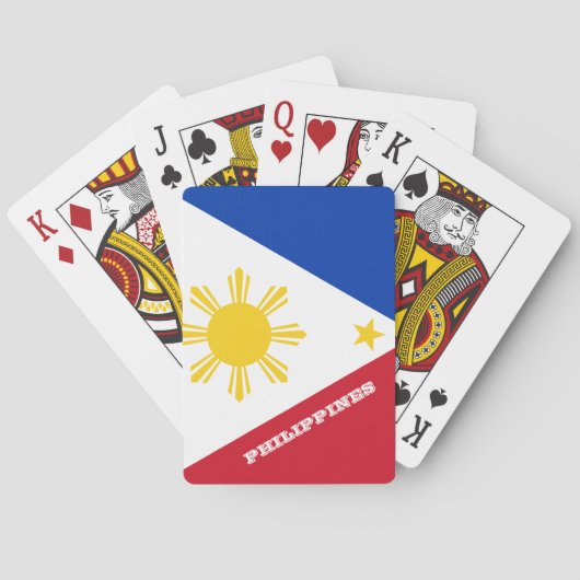 Philippinische Flaggenspiele, Philippinen Spielkar Spielkarten (Rückseite)