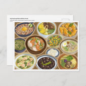 Philippinische Geschirr / Pinoy Food Ulam Postkarte (Vorne/Hinten)
