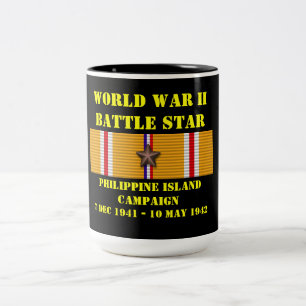 Philippinische Inselkampagne Zweifarbige Tasse