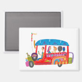 Philippinische Jeepney von Robert Alejandro Magnet (Vorderseite/Rückseite)