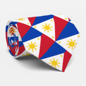 Philippinische Krawatte, Mode Philippinische Flagg Krawatte (Gerollt)