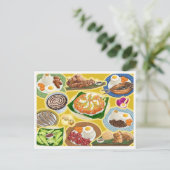 philippinische Küche / Pinoy Comfort Food Postkarte (Stehend Vorderseite)