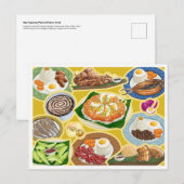 philippinische Küche / Pinoy Comfort Food Postkarte (Vorne/Hinten)