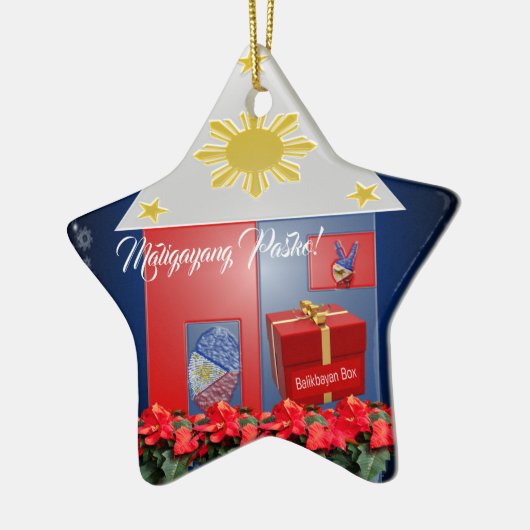 Philippinische Laterne, Plädoyer, Flagge, Keramik Ornament (Links)