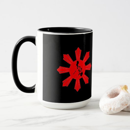 Philippinische Logo-Tasse Tasse (Mit Donut)