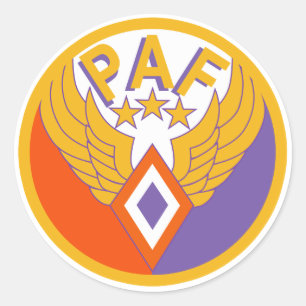 Philippinische Luftwaffe Runder Aufkleber