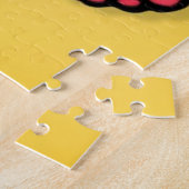 Philippinische Schmetterlings-Flagge auf Gelb Puzzle (Seite)