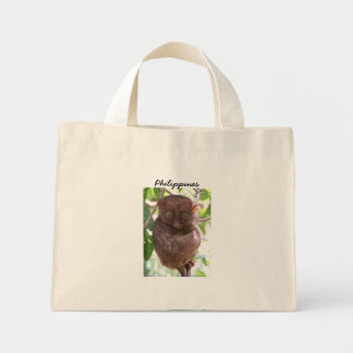 Philippinische Tarsier-Tasche Mini Stoffbeutel