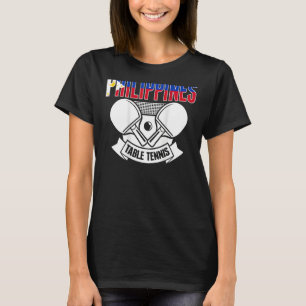 Philippinische Tischtennis-Unterstützung Philippin T-Shirt