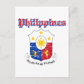 Philippinische Wappen Postkarte
