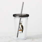 Philippinischer Adler-Cartoon Acryltrinkbecher (Rückseite)