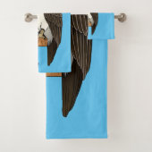 Philippinischer Adler-Cartoon Badhandtuch Set (Insitu)