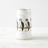 Philippinischer Adler-Cartoon Bierglas (Mittel)