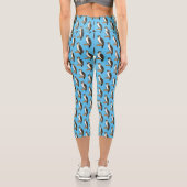 Philippinischer Adler-Cartoon Capri Leggings (Rückseite)