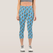 Philippinischer Adler-Cartoon Capri Leggings (Vorderseite)