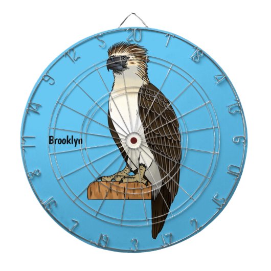 Philippinischer Adler-Cartoon Dartscheibe (vorne)