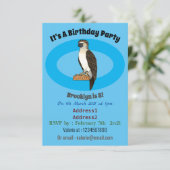 Philippinischer Adler-Cartoon Einladung (Stehend Vorderseite)