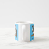 Philippinischer Adler-Cartoon Espressotasse (Rückseite)