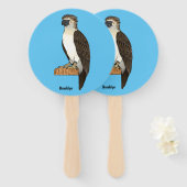 Philippinischer Adler-Cartoon Fächer (Vorne und Hinten)