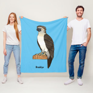 Philippinischer Adler-Cartoon Fleecedecke
