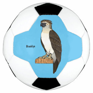 Philippinischer Adler-Cartoon Fußball