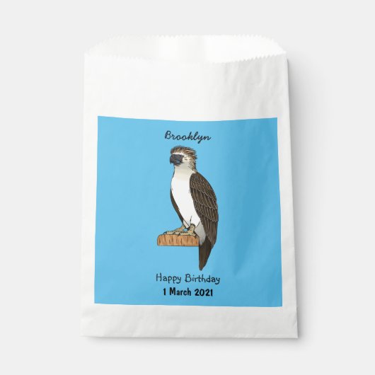 Philippinischer Adler-Cartoon Geschenktütchen (Vorderseite)