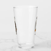 Philippinischer Adler-Cartoon Glas (Links)