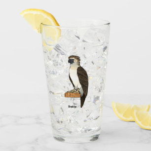 Philippinischer Adler-Cartoon Glas