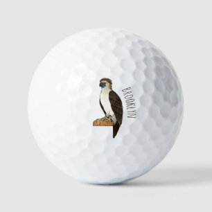Philippinischer Adler-Cartoon Golfball