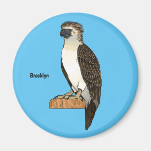 Philippinischer Adler-Cartoon Magnet