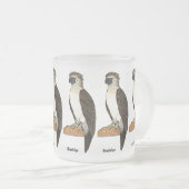 Philippinischer Adler-Cartoon Mattglastasse (VorderseiteRechts)
