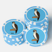 Philippinischer Adler-Cartoon Pokerchips (Stapel)