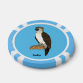 Philippinischer Adler-Cartoon Pokerchips (Einzeln)