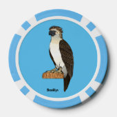 Philippinischer Adler-Cartoon Pokerchips (Rückseite)