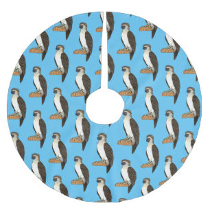 Philippinischer Adler-Cartoon Polyester Weihnachtsbaumdecke