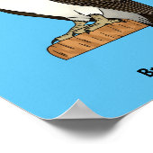 Philippinischer Adler-Cartoon Poster (Ecke)