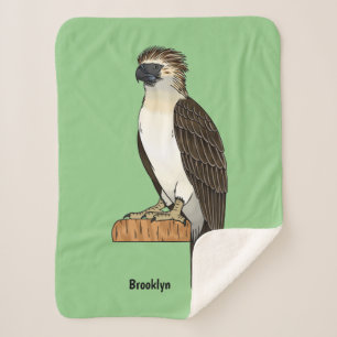 Philippinischer Adler-Cartoon Sherpadecke