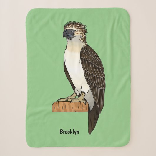 Philippinischer Adler-Cartoon Sherpadecke (Vorderseite)